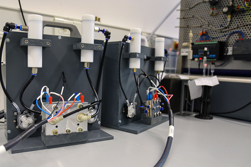 Modell einer Mini-Redox-Flow Zelle